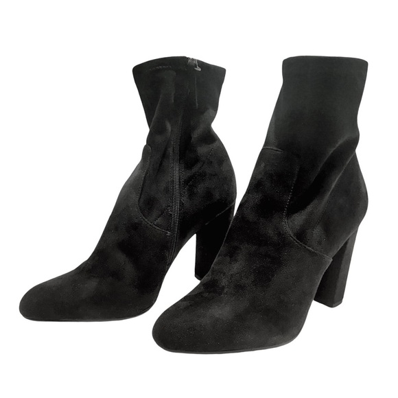 Steve Madden Women’s Suede Booties. Echo Black. Size 9.5 - Picture 5 of 16